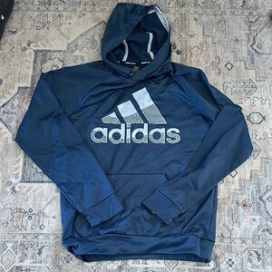Adidas Dark Blue Pullover Hoodie
